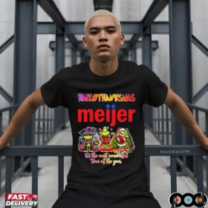 Grinch Hallothanksmas X Meijer It's The Most Wonderful Time Of The Year Christmas T Shirt
