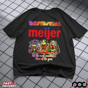 Grinch Hallothanksmas X Meijer It's The Most Wonderful Time Of The Year Christmas T Shirt
