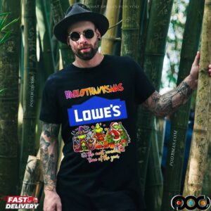 Grinch Lowe's Hallothanksmas It's The Most Wonderful Time Of The Year Happy Christmas T Shirt