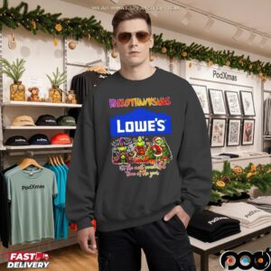 Grinch Lowe's Hallothanksmas It's The Most Wonderful Time Of The Year Happy Christmas T Shirt