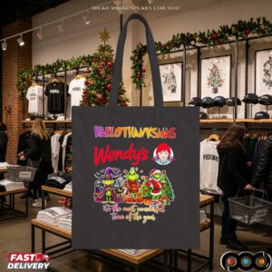 Grinch Wendy's Happy Hallothanksmas It's The Most Wonderful Time Of The Year Halloween Christmas T Shirt