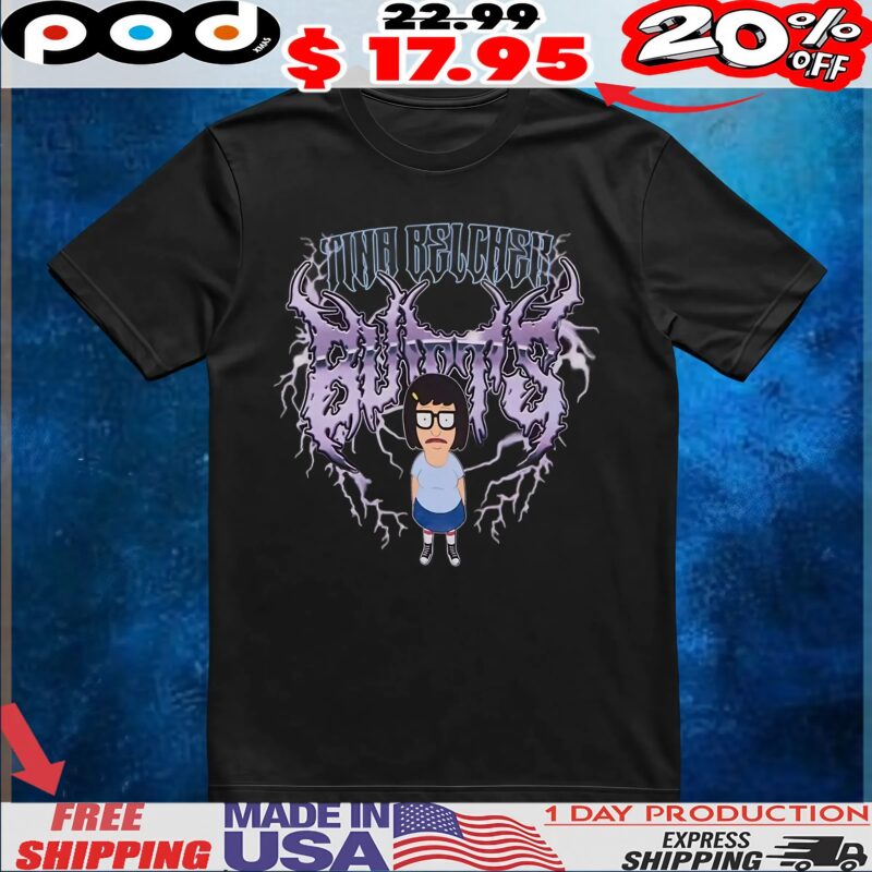 Bob's Burgers Tina Belcher Butts Metal T Shirt