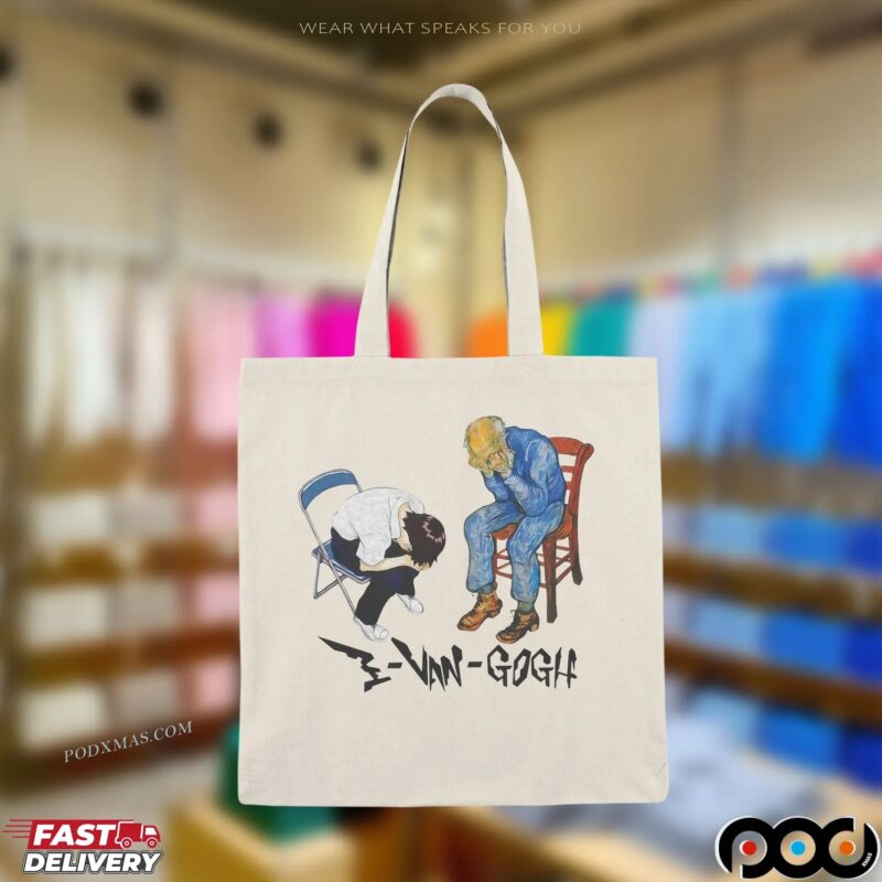 E-Van-Gogh Evangelion Van Gogh Mashup T Shirt