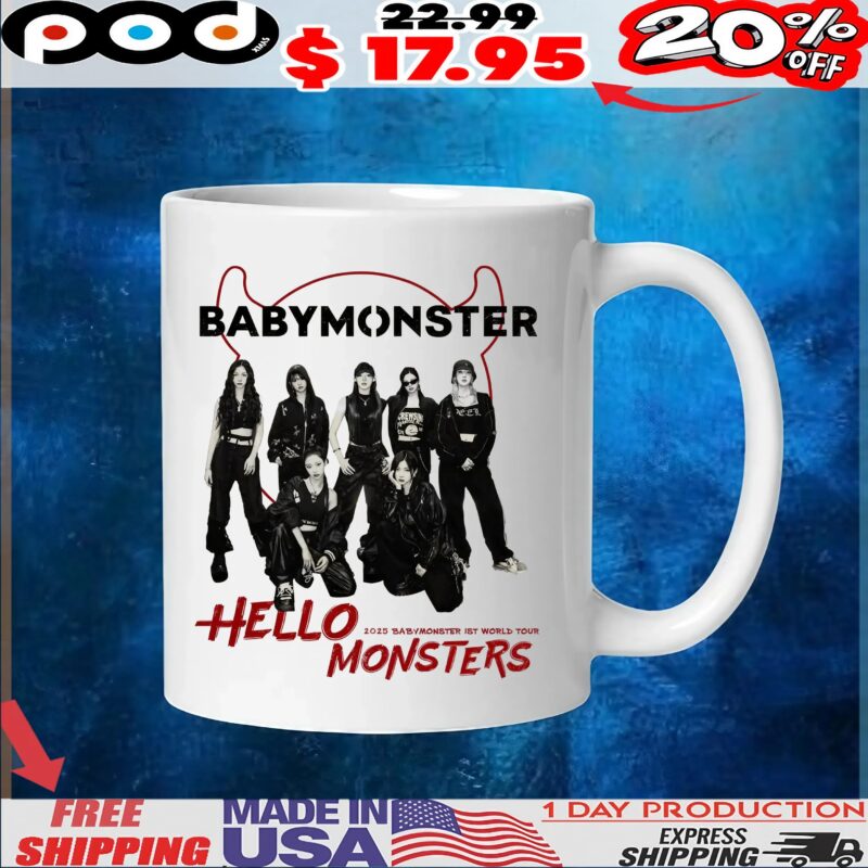 Babymonster Hello Monsters World Tour T Shirt