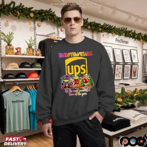 Hallothanksmas UPS and Grinch It's The Most Wonderful Time Of The Year Halloween Christmas Mashup T Shirt