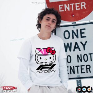 Hello Kitty And Friends X F1 Academy Mashup 2025 T Shirt