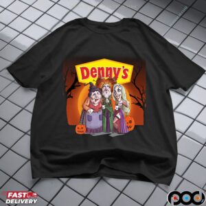 Hocus Pocus Sanderson Sisters Denny's Halloween Mashup T Shirt