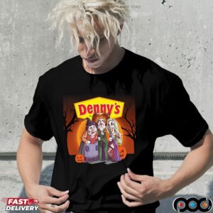 Hocus Pocus Sanderson Sisters Denny's Halloween Mashup T Shirt