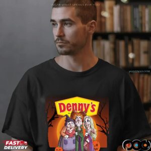 Hocus Pocus Sanderson Sisters Denny's Halloween Mashup T Shirt