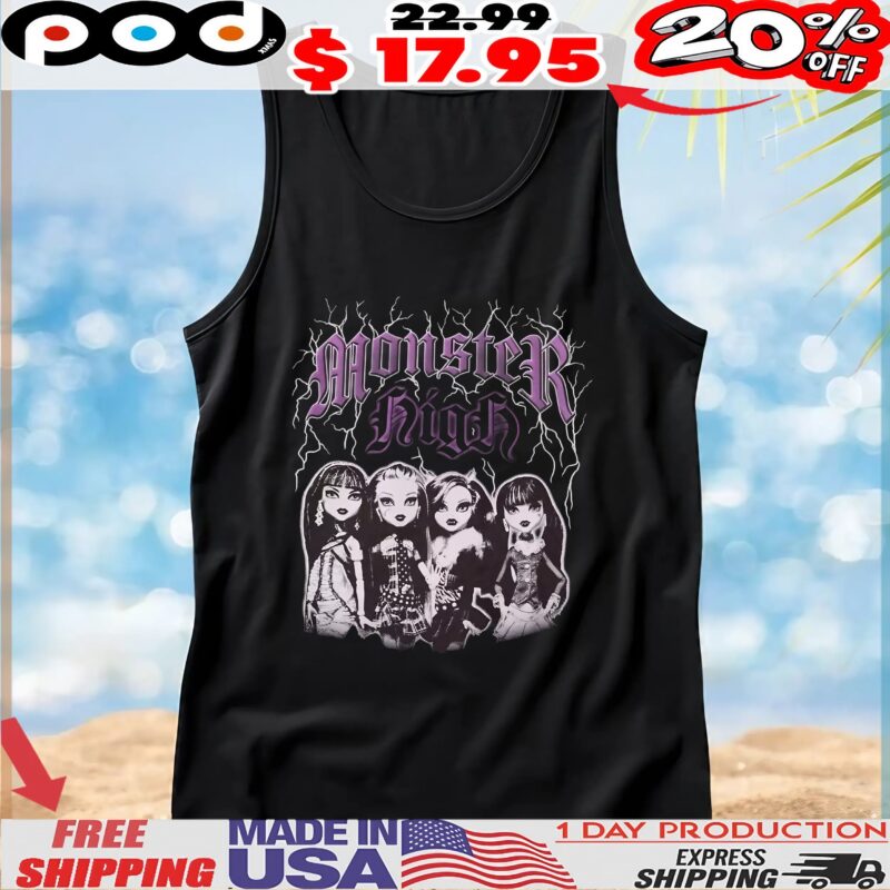 Monster High Group Lightning T Shirt