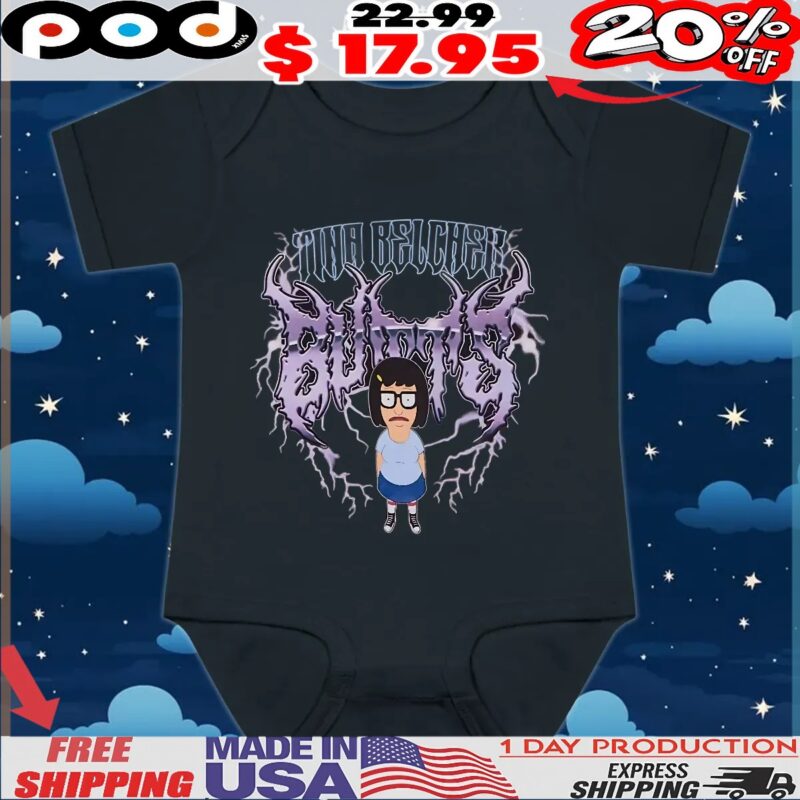 Bob's Burgers Tina Belcher Butts Metal T Shirt