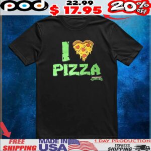 I Love Pizza Turtles 2025 T Shirt