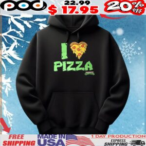 I Love Pizza Turtles 2025 T Shirt