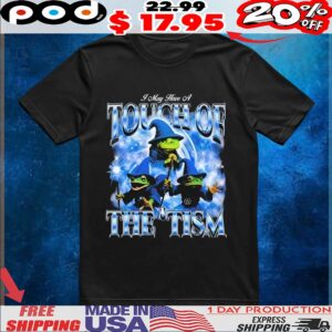 I May Have A Touch Of The ’tism Frog Wizard Vintage Bootleg Style T Shirt