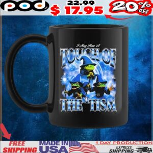 I May Have A Touch Of The ’tism Frog Wizard Vintage Bootleg Style T Shirt