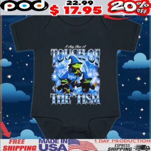 I May Have A Touch Of The ’tism Frog Wizard Vintage Bootleg Style T Shirt