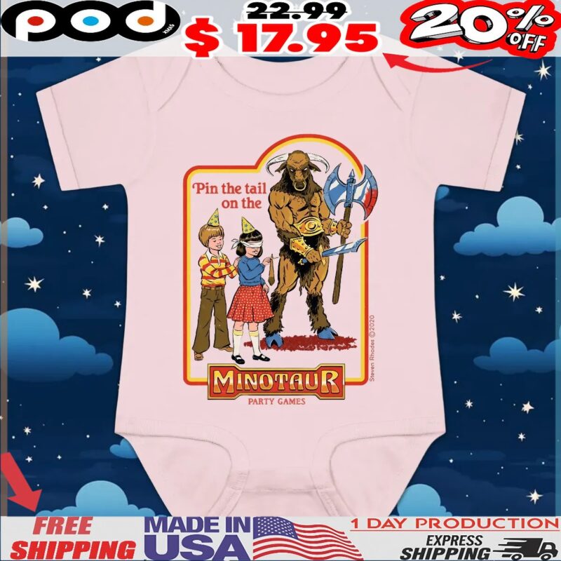 Pin the Tail on the Minotaur Party Games T Shirt