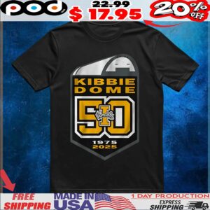 Idaho Football Kibbie Dome 50th Anniversary 1975 2025 T Shirt