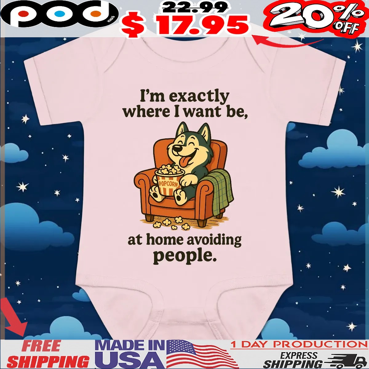 I'm Exactly Where I Want Be At Home Avoiding People Dog With Popcorn T Shirt I'm Exactly Where I Want Be At Home Avoiding People Dog With Popcorn T Shirt
