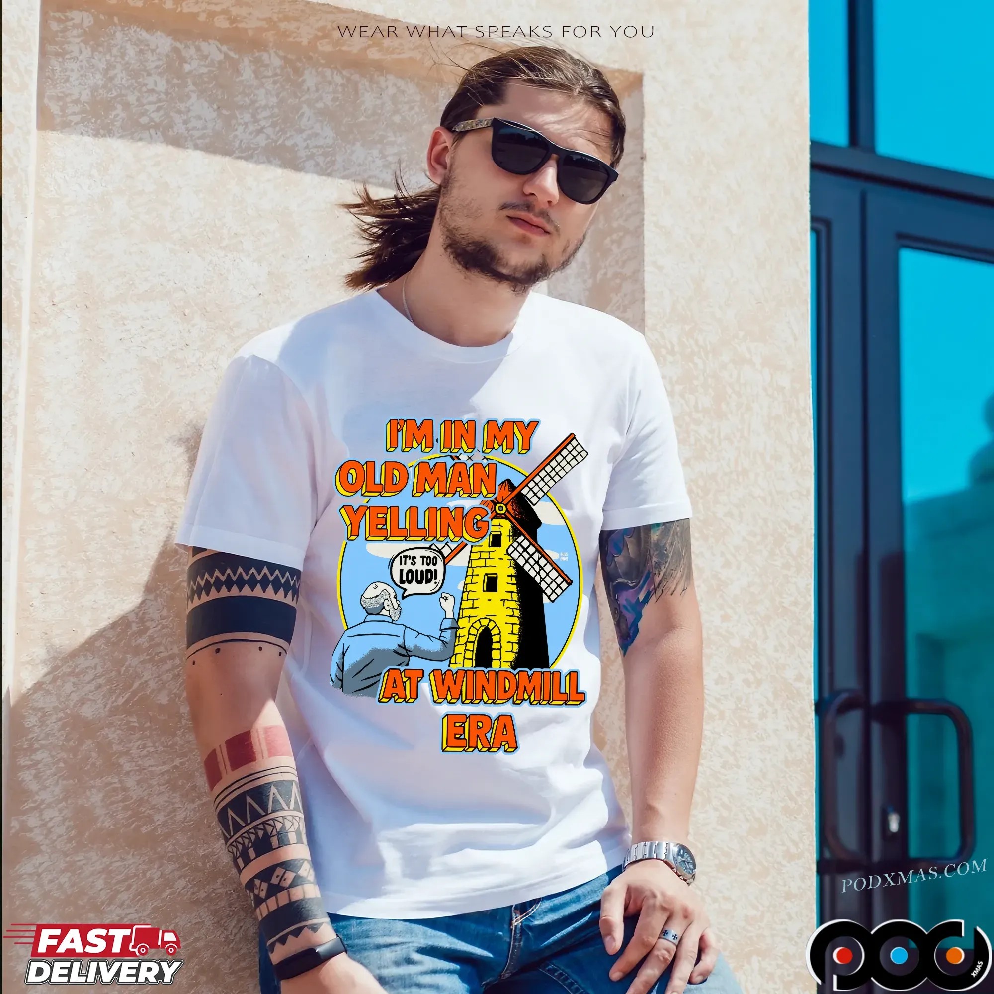 I'm In My Old Man Yelling At Windmill Era T Shirt I'm In My Old Man Yelling At Windmill Era T Shirt