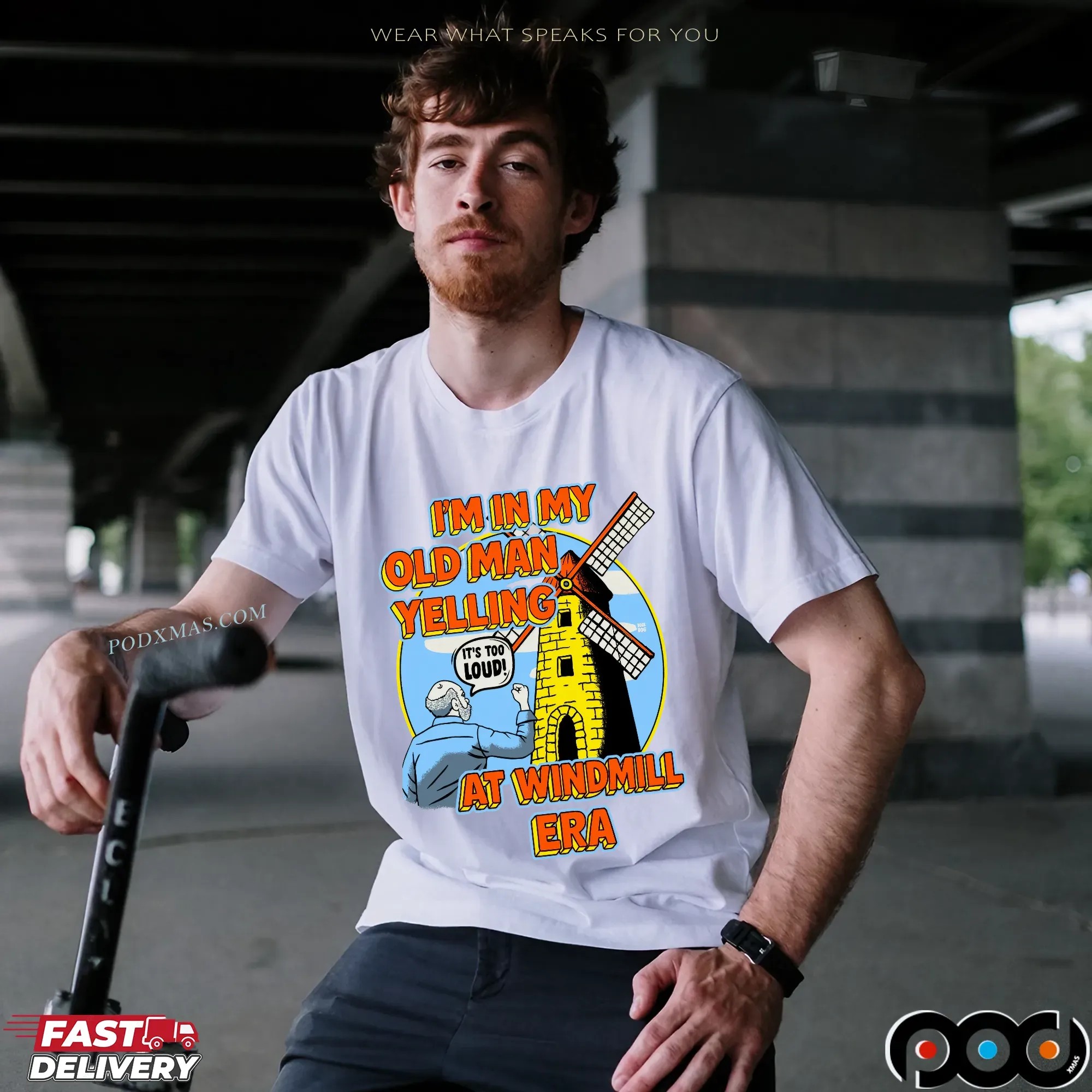 I'm In My Old Man Yelling At Windmill Era T Shirt I'm In My Old Man Yelling At Windmill Era T Shirt