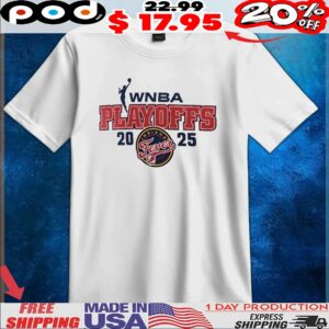 Indiana Fever 2025 WNBA Playoffs T Shirt