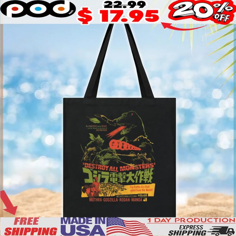 Destroy All Monsters Mothra Godzilla Rodan Manda The Monsters Are In Revolt And The World Is On The Brink Of Destruction T Shirt