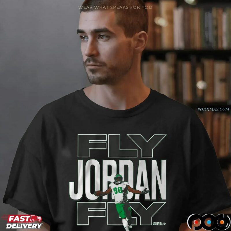 Jordan Davis Fly Jordan Fly Philadelphia Eagles Philly Graphic T Shirt