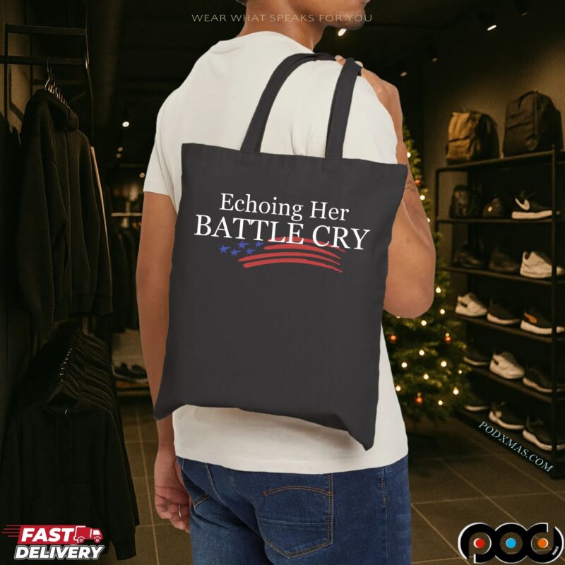 Echoing Her Battle Cry Charlie Kirk Graphic T Shirt