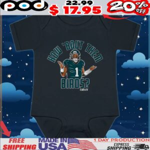 Jalen Hurts Philadelphia Eagles How _Bout Them Birds Graphic T Shirt
