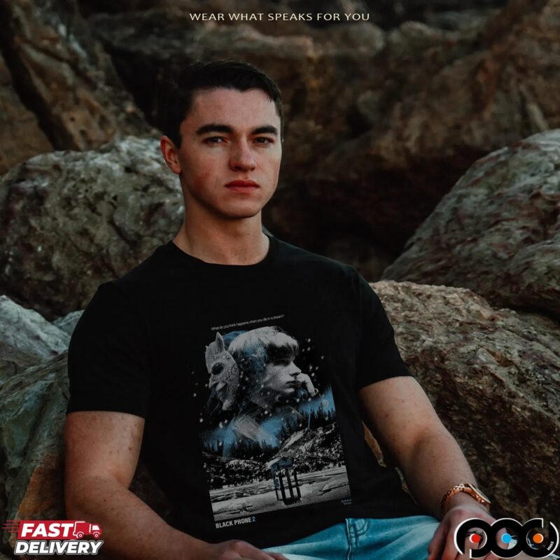 Black Phone 2 Don't Talk To Strangers What Do You Ting Happens When You Die In A Dream Spooky Halloween T Shirt