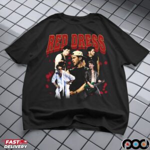 Jonas Brothers Red Dress Bootleg Rap T Shirt