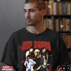 Jonas Brothers Red Dress Bootleg Rap T Shirt