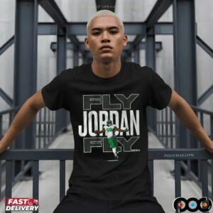 Jordan Davis Fly Jordan Fly Philadelphia Eagles Philly Graphic T Shirt