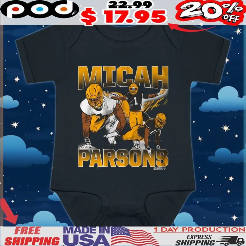 Micah Parsons Masterpiece Vintage Bootleg Style Signature T Shirt