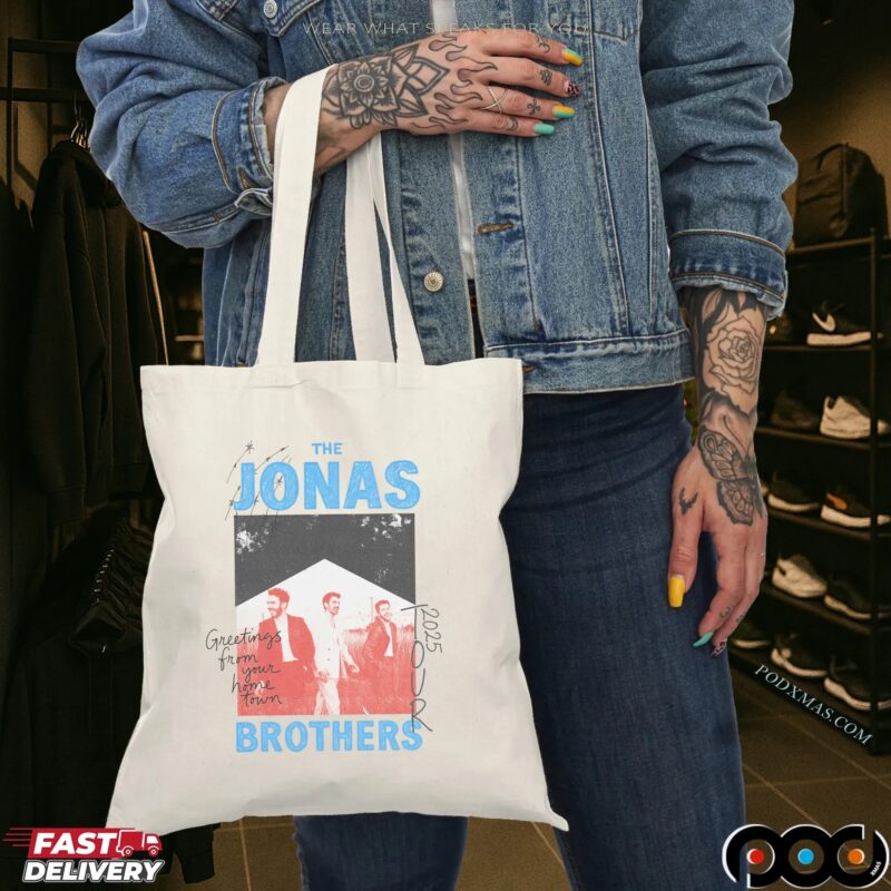Jonas Brothers Greeting From Your Home Town 2025 Tour Crayon T Shirt