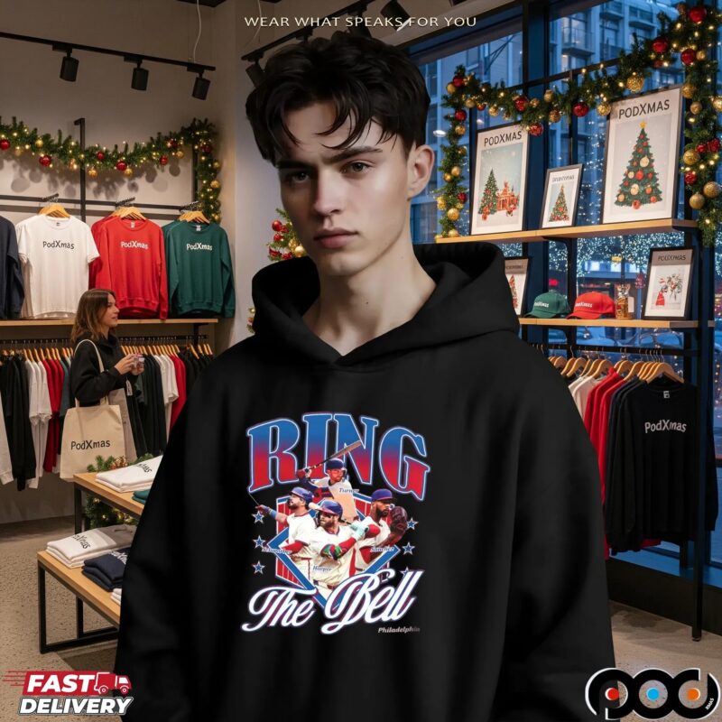 Turner Schwarber Harper Sanchez Ring The Bell Philadelphia Phillies Retro Bootleg T Shirt