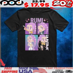 Kpop Demon Hunters Rumi Huntrix Chibi T Shirt