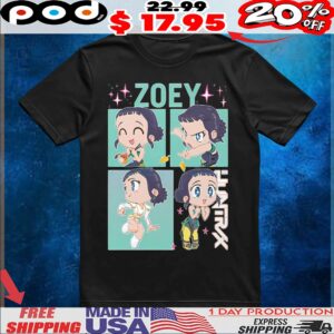 Kpop Demon Hunters Zoey Huntrix Chibi T Shirt