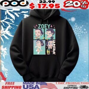 Kpop Demon Hunters Zoey Huntrix Chibi T Shirt