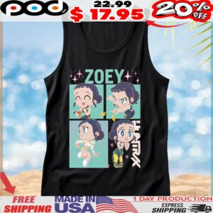 Kpop Demon Hunters Zoey Huntrix Chibi T Shirt
