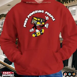 Krang Punx Powering People Skate T Shirt