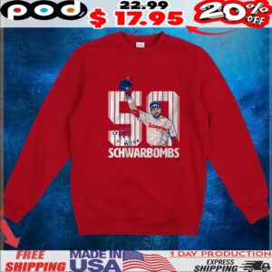 Kyle Schwarber 50 Schwarbombs T Shirt