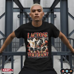 Lactose Tolerant Cows Bootleg T Shirt
