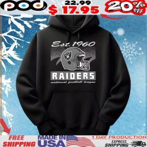 Las Vegas Raiders Historic Waver Football Helmet National Football League T Shirt