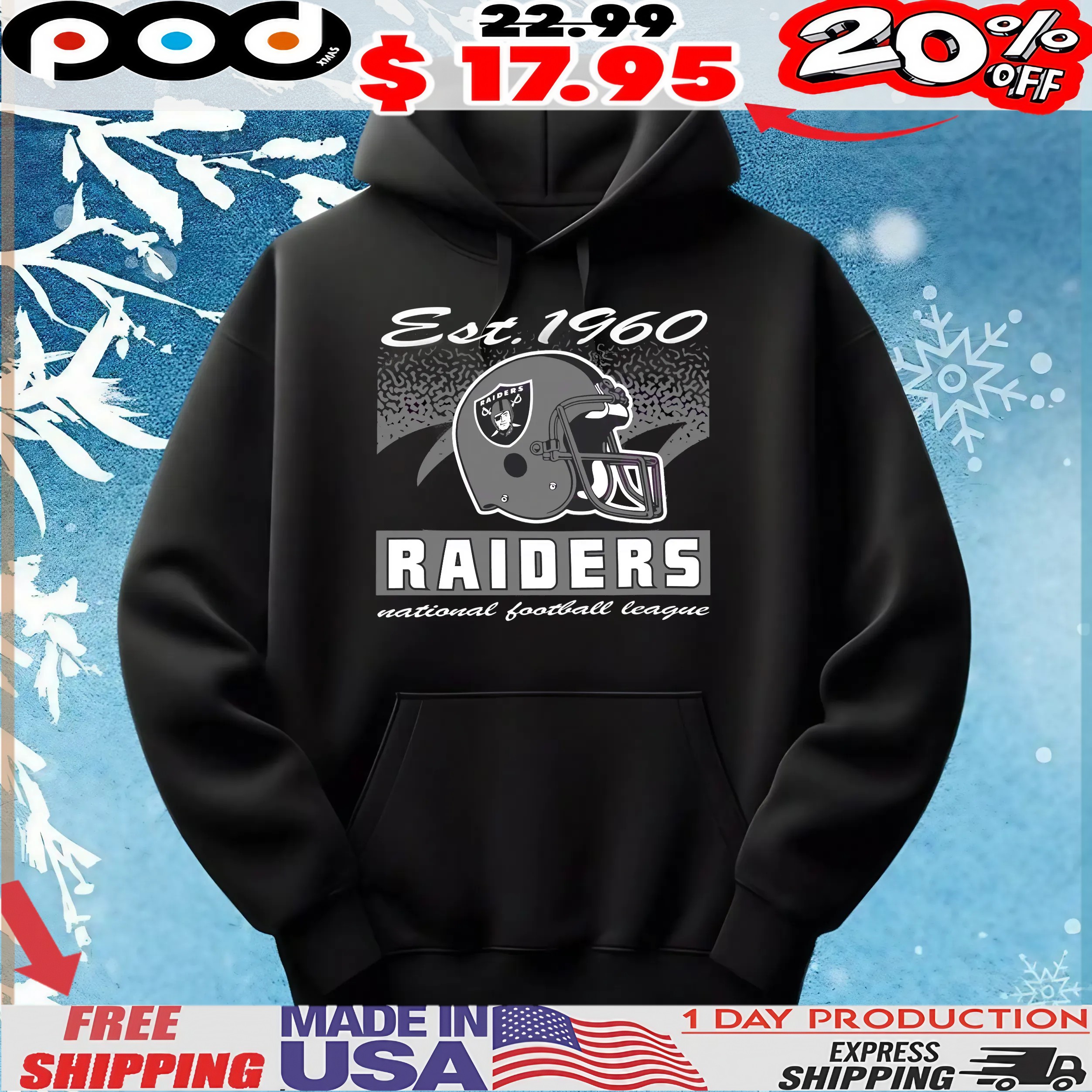 Las Vegas Raiders Historic Waver Football Helmet National Football League T Shirt