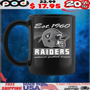 Las Vegas Raiders Historic Waver Football Helmet National Football League T Shirt