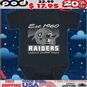 Las Vegas Raiders Historic Waver Football Helmet National Football League T Shirt