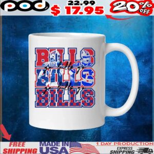 Let’s Go Bills Go Bills Go Bills Josh Allen Graphic T Shirt