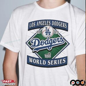 Los Angeles Dodgers 2025 World Series Champions Logo T Shirt